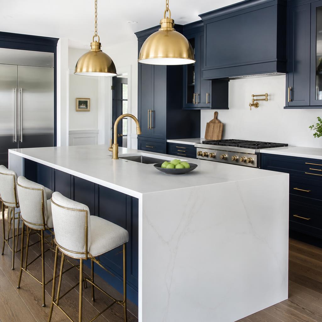 Quartz countertop material