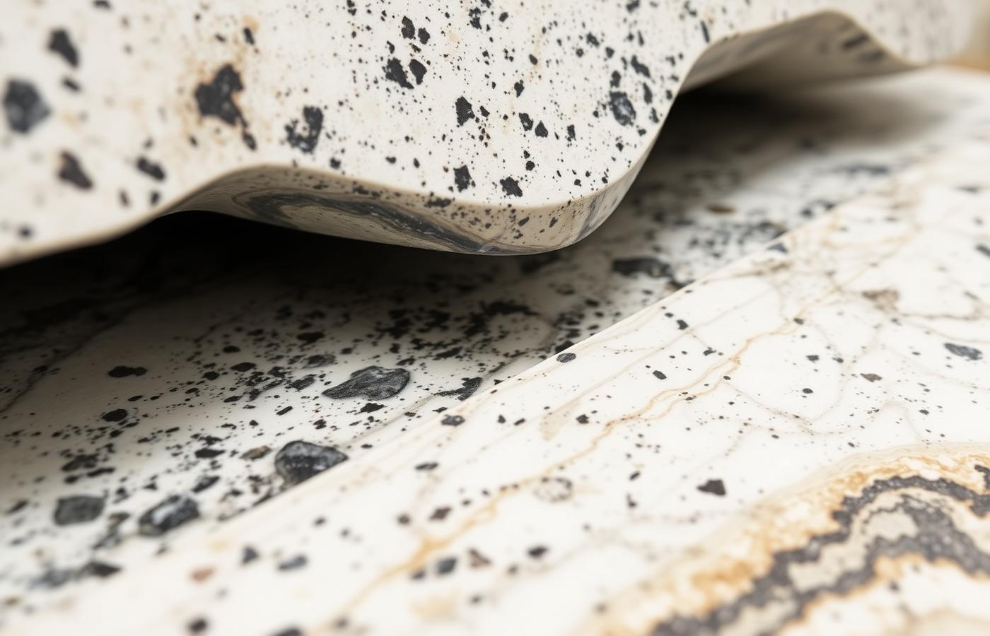 Countertop showroom with stone samples